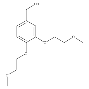 (3,4-Bis{[2-(methyloxy)ethyl]oxy}phenyl)methanol Structure