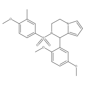 1-(2,5-dimethoxyphenyl)-2-(4-methoxy-3-methylbenzenesulfonyl)-1H,2H,3H,4H-pyrrolo[1,2-a]pyrazine Structure