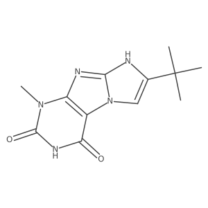 7-(tert-butyl)-1-methyl-1H-imidazo[2,1-f]purine-2,4(3H,8H)-dione Structure