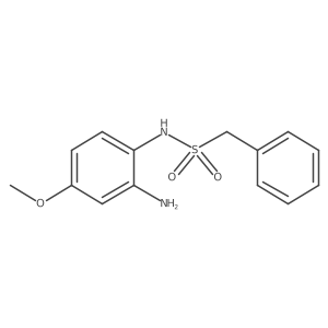 N-(2-Amino-4-methoxyphenyl)benzenemethanesulfonamide Structure