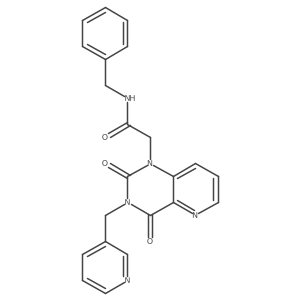 N-benzyl-2-(2,4-dioxo-3-(pyridin-3-ylmethyl)-3,4-dihydropyrido[3,2-d]pyrimidin-1(2H)-yl)acetamide结构式