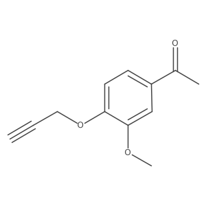 3'-Methoxy-4'-(2-propyn-1-yloxy)acetophenone Structure