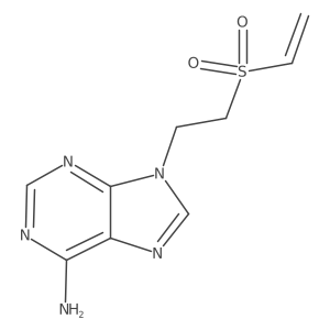 9-[2-(Ethenylsulfonyl)ethyl]-9H-purin-6-amine结构式