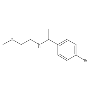 [1-(4-Bromophenyl)ethyl](2-methoxyethyl)amine Structure