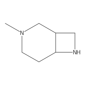 3-Methyl-3,7-diazabicyclo[4.2.0]octane Structure
