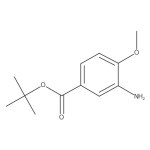 Tert-butyl 3-amino-4-methoxybenzoate结构式
