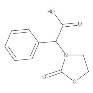 2-Oxo-I+/--phenyl-3-oxazolidineacetic acid结构式