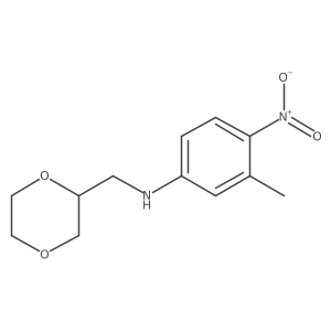 n-((1,4-Dioxan-2-yl)methyl)-3-methyl-4-nitroaniline Structure