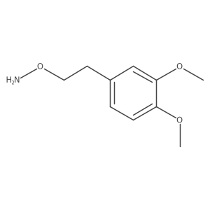 O-[2-(3,4-dimethoxyphenyl)ethyl]hydroxylamine结构式