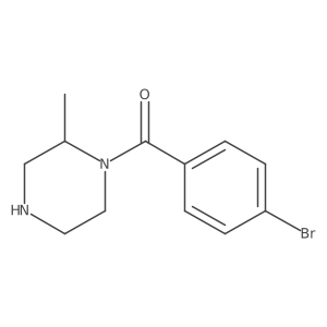 1-(4-Bromobenzoyl)-2-methylpiperazine结构式
