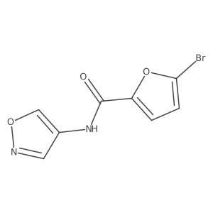 5-bromo-N-(isoxazol-4-yl)furan-2-carboxamide Structure