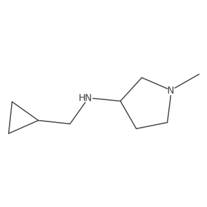 N-(cyclopropylmethyl)-1-methylpyrrolidin-3-amine Structure