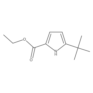 ethyl 5-tert-butyl-1H-pyrrole-2-carboxylate Structure