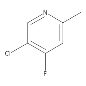 5-Chloro-4-fluoro-2-methylpyridine结构式