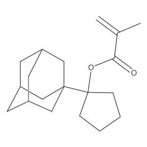 1-(Adamantan-1-yl)cyclopentylmethacrylate Structure