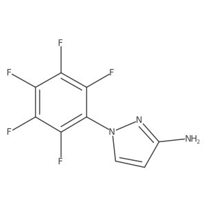 1-(pentafluorophenyl)-1H-pyrazol-3-amine Structure