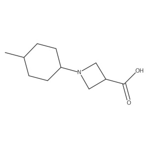 1-(4-Methylcyclohexyl)azetidine-3-carboxylic acid Structure