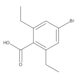 4-Bromo-2,6-diethylbenzoic acid结构式