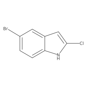 5-bromo-2-chloro-1H-indole Structure