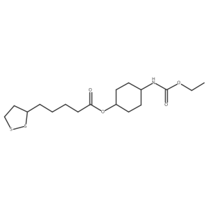 4-[(Ethoxycarbonyl)amino]cyclohexyl 5-(1,2-dithiolan-3-yl)pentanoate Structure