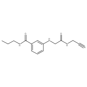 3-({[(cyanomethyl)carbamoyl]methyl}amino)-N-propylbenzamide Structure