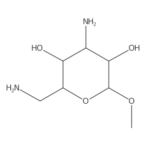 Methyl 3,6-diamino-3,6-dideoxy-I+/--D-altropyranoside结构式