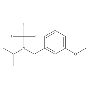 N-(3-methoxybenzyl)-N-(trifluoromethyl)propan-2-amine Structure