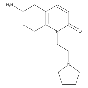 6-Amino-1-(2-(pyrrolidin-1-yl)ethyl)-5,6,7,8-tetrahydroquinolin-2(1H)-one Structure