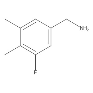 3,4-Dimethyl-5-fluorobenzylamine Structure