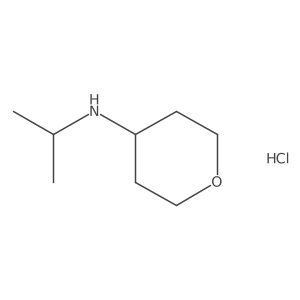 N-Propan-2-yloxan-4-amine;hydrochloride结构式