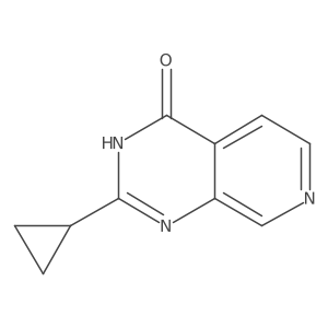 2-Cyclopropylpyrido[3,4-d]pyrimidin-4(3H)-one Structure