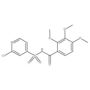 N-[(2-chloropyridin-4-yl)sulfonyl]-2,3,4-trimethoxybenzamide Structure