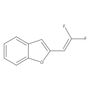 2-(2,2-Difluoroethenyl)-1-benzofuran结构式