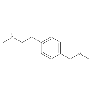 {2-[4-(Methoxymethyl)phenyl]ethyl}(methyl)amine Structure