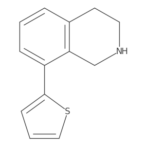 8-(Thiophen-2-yl)-1,2,3,4-tetrahydroisoquinoline Structure