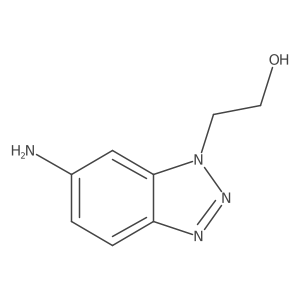 2-(6-amino-1H-1,2,3-benzotriazol-1-yl)ethan-1-ol Structure