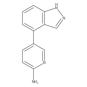 5-(1H-indazol-4-yl)-2-pyridinamine Structure
