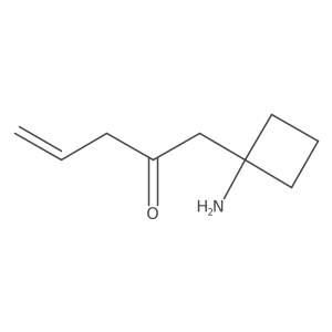 1-(1-Aminocyclobutyl)pent-4-en-2-one Structure
