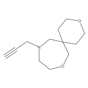 11-Prop-2-ynyl-3,8-dioxa-11-azaspiro[5.6]dodecane结构式