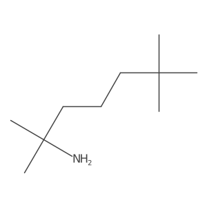 2,6,6-Trimethylheptan-2-amine Structure