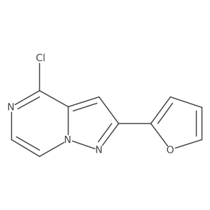 4-Chloro-2-(furan-2-yl)pyrazolo[1,5-a]pyrazine Structure