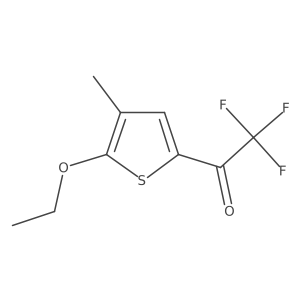 1-(5-Ethoxy-4-methylthiophen-2-yl)-2,2,2-trifluoroethanone Structure