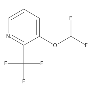 3-Difluoromethoxy-2-(trifluoromethyl)pyridine结构式