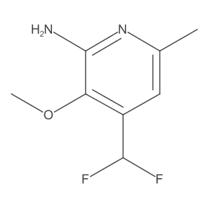 4-(Difluoromethyl)-3-methoxy-6-methylpyridin-2-amine Structure