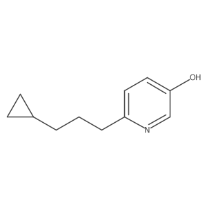 6-(3-Cyclopropylpropyl)pyridin-3-ol Structure