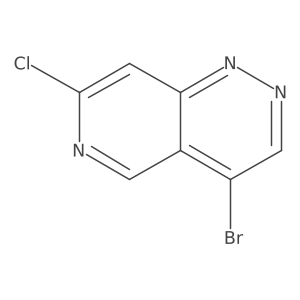 Pyrido[4,3-c]pyridazine, 4-bromo-7-chloro-结构式