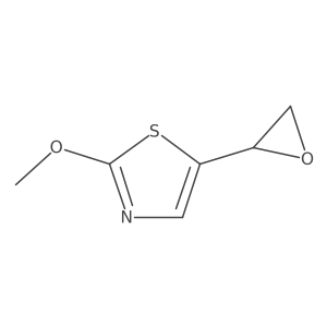 2-Methoxy-5-(oxiran-2-yl)-1,3-thiazole Structure