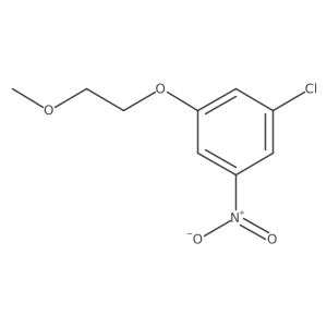 1-Chloro-3-(2-methoxyethoxy)-5-nitrobenzene Structure