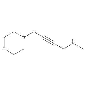 Methyl[4-(morpholin-4-yl)but-2-yn-1-yl]amine结构式