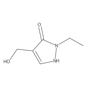 1-ethyl-4-(hydroxymethyl)-1H-pyrazol-5-ol Structure